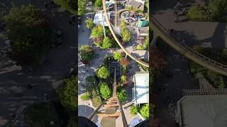 DIVE Underground On Valkyria at Liseberg! #shorts #rollercoaster #liseberg #themepark