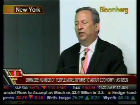 Lawrence Summers Speaks (Part 1) - Bloomberg