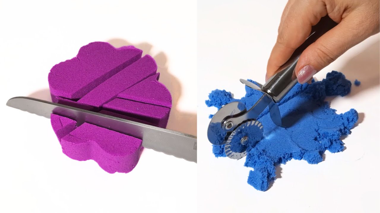 Sand Asmr Box Very Satisfying and Relaxing Compilation ๐ Kinetic Sand ASMR ๐ฅฐ Relaxing ...
