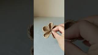 Marvelous handmade jute rope clock ⏰🕰️⏱️|| #satisfyingvideo #craft #shorts #art