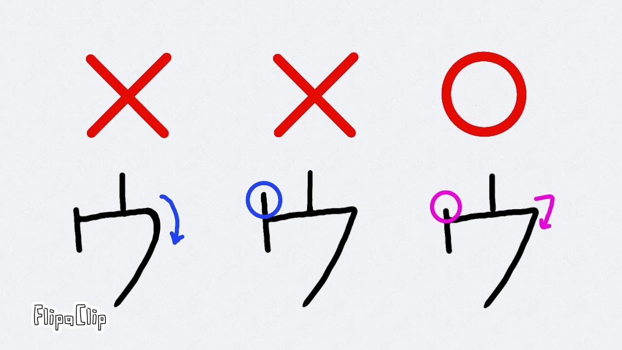 【カタカナ】1:How to write katakana correctly【アイウエオ】 - YouTube