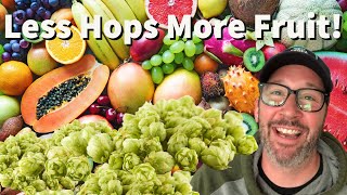 Does Using Less Hops Help Thiols Shine?