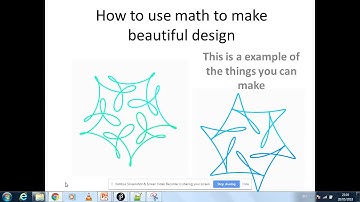 Processing drawing using math