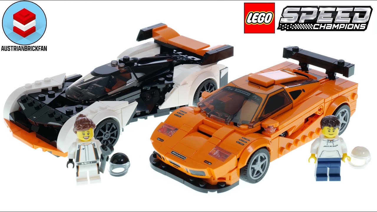 LEGO Speed Champions McLaren Solus GT & McLaren F1 LM Speed Build #76918 