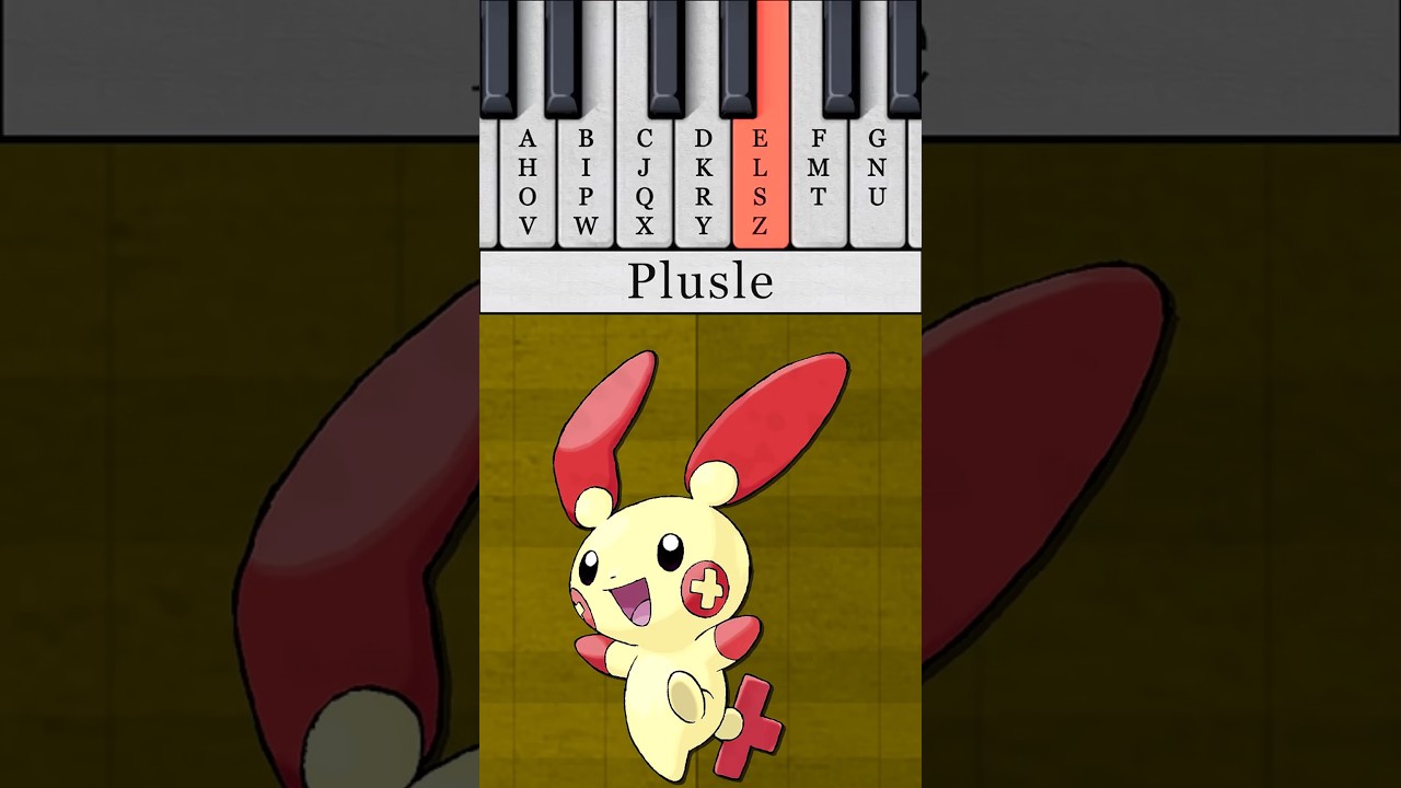 Plusle and Minun turned into a musical jingle! #pokemon #piano #jingle