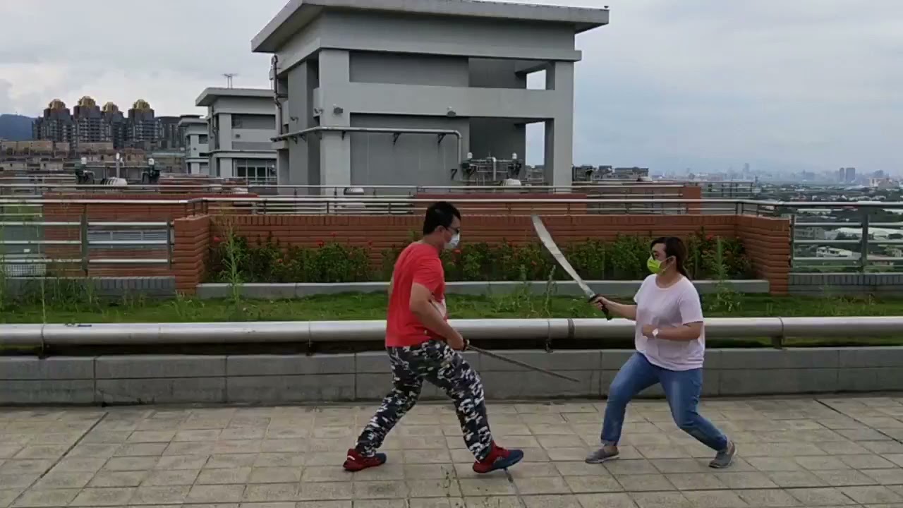 明代王五公太極連環刀-行刀八母法-第一刀 猛虎驅羊