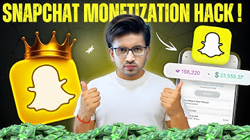 Snapchat Monetization 2025 🔥 | Snapchat Se Paise Kaise Kamaye? Snapchat Earning Truth!