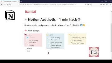 1 minute Notion Hack - How to add color to a block of text in Notion? | Found in Gems
