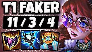 T1 Faker Aurora vs Twisted Fate [ MID ] Korea Challenger 1852 LP | Patch 26.8