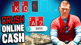 How To CRUSH Online CASH Games: Poker Play & Explain 1000NL