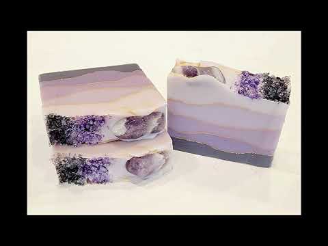 #shorts  Amethyst Gemstone Soap