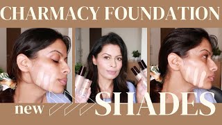 Charmacy Milano Foundation | All 12 Shades Swatches | Choose corect shade in Charmacy Foundation