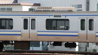 E217系クラY-13編成クハE217-13側8両入場－構内移動　長野総合車両センター