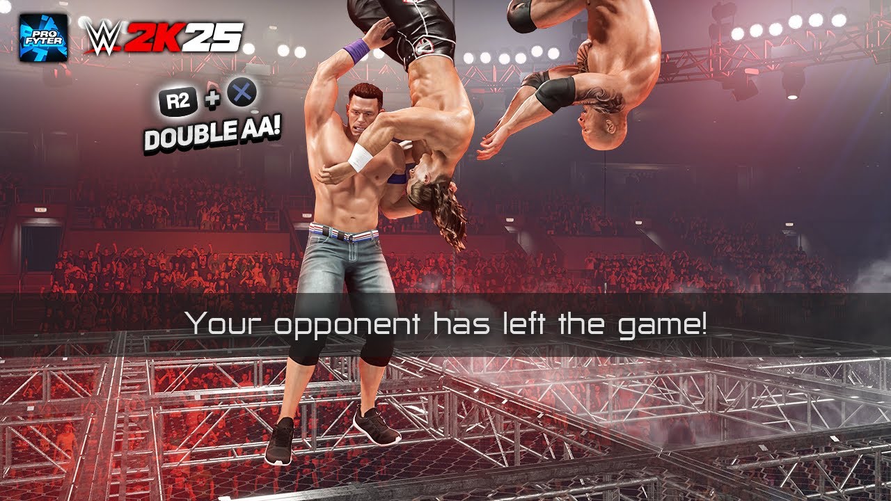 Один из 1 000 000 моментов в онлайн-режиме WWE 2K25 😂🤯