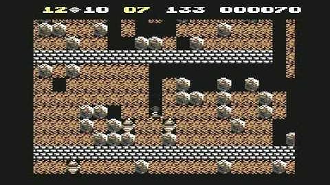Boulder dash level 1 -  commodore 64 games