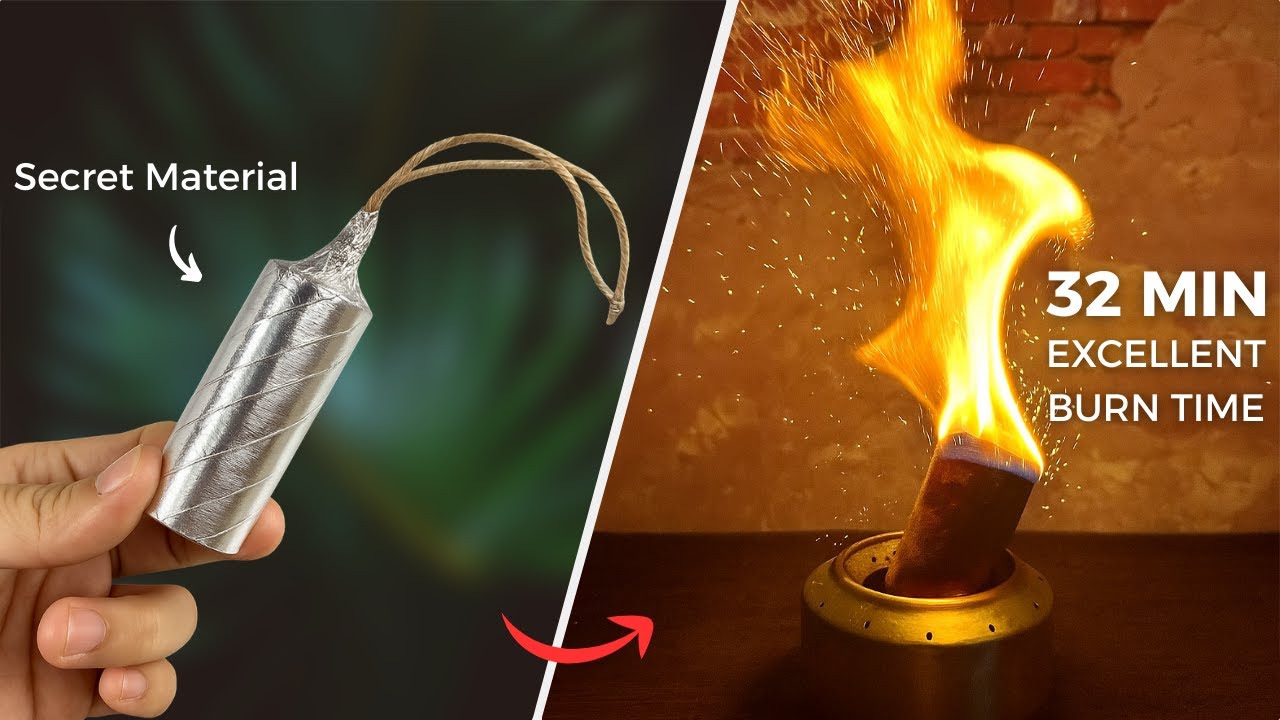 How to Make the Ultimate Survival Pull Pin Firestarter 🔥 – Version 3.0 | Excellent Burn Time