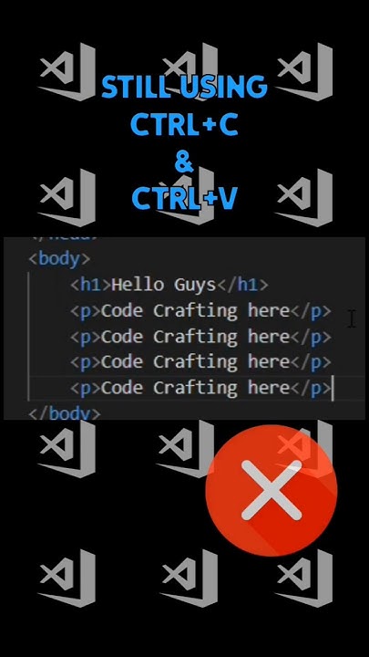 VS Code shortcut for copying and pasting content. #vscode #programming ...