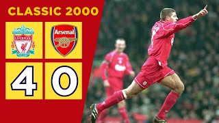 Liverpool vs Arsenal 4-0 2000 | Liverpool hammer Arsenal | Extended Highlights