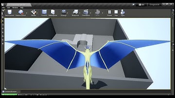 Dragon flying system and animation blueprint setup in Unreal Engine 4.27