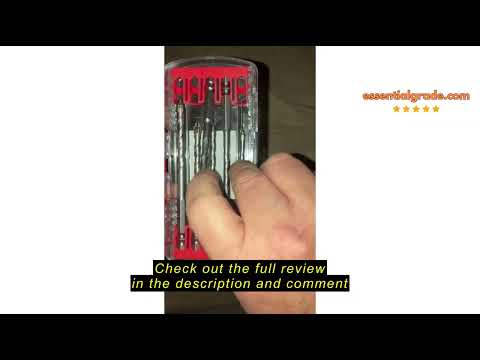 Review Seuphubs 12-Piece Four Blade Serrated Eccentric Drill Bits, (5/32"-1/2") High Strength Carbid