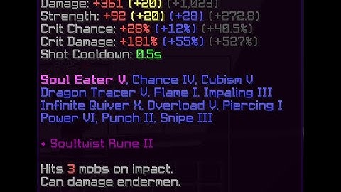 Getting Mostly Maxed Juju Shortbow In Hypixel Skyblock