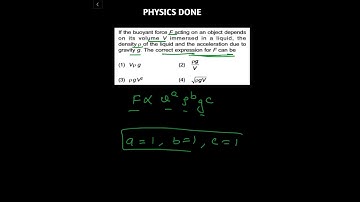 DIMENSIONAL ANALYSIS | UNIT AND DIMENSIONS | ERROR ANALYSIS | CHAPTER 3 #neet #jee  @PHYSICSDONE