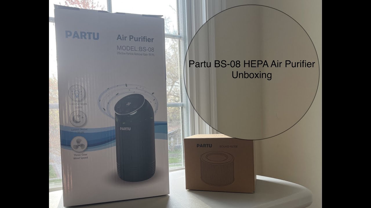 PARTU HEPA BS08 Air Purifier *UNBOXING ASMR*/「空気清浄器」を買いました！ YouTube