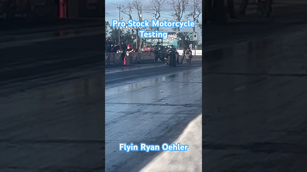 Top Secret Pro Stock Motorcycle Testing