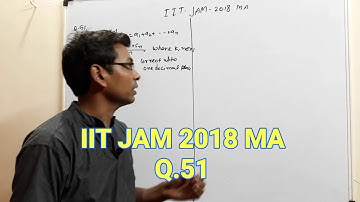 IIT JAM -2018 Q.51 MATHS SOLUTION IN HINDI | SEQUENCE PROBLEM