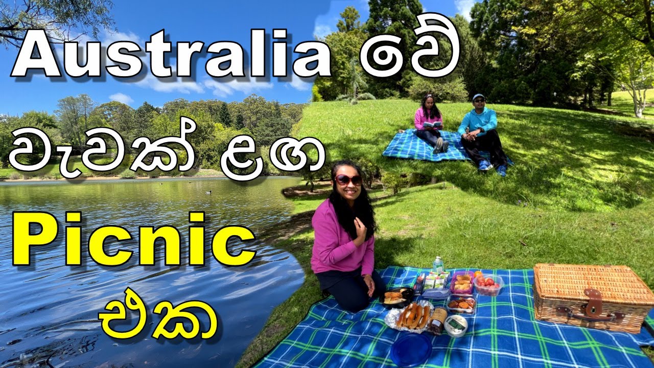 Australia Travel Vlog Lakeside Picnic at Mount Lofty Botanic Garden