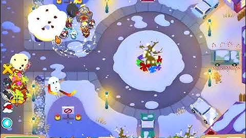 Btd6 advanced challenge 25-12-2022 - 10 rounds till santa comes to town - low resolution video sorry