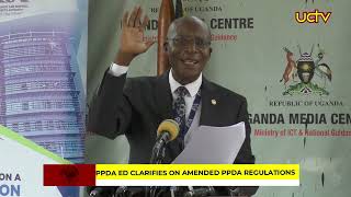 PPDA ED Clarifies on Amended PPDA Regulations