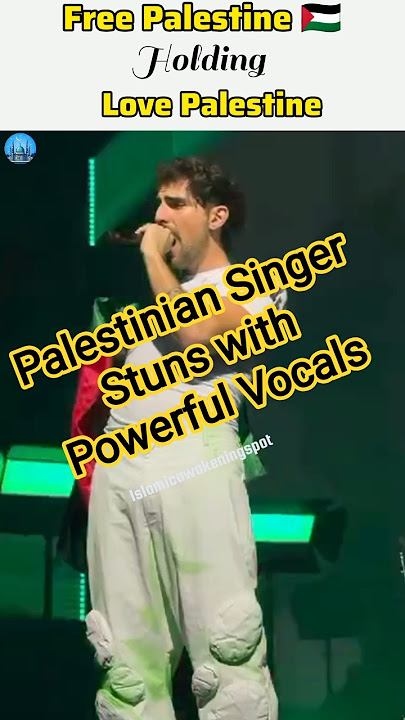 Palestinian Singer Stuns with Powerful Vocals #shortsfeed #youtubeshorts #viralshorts #shorts