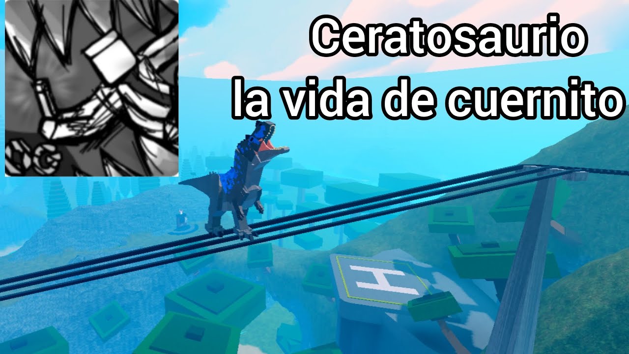 Ceratosaurio || Operación Génesis Roblox || la vida de cuernito