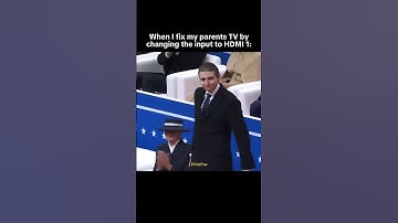 When I fix my parents TV by changing the input to HDMI 1