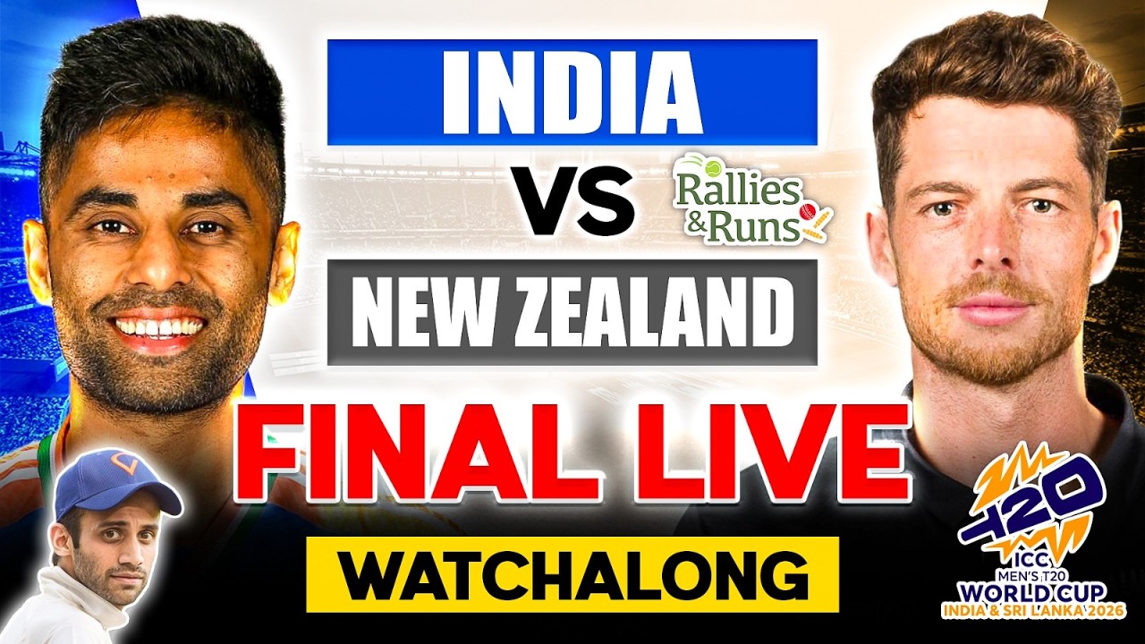 🔴LIVE IND vs NZ T20 World Cup 2026 Final | India vs New Zealand ...