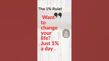 The 1% Rule — How Small Steps Create Big Change #motivation #personalgrowth #growthmindset