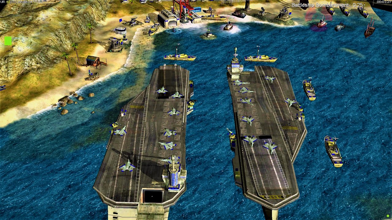 The axis of the Iranian resistance confronts the USA invasion(c&c Generals ZH - Modded Mission MAP)