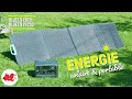 Energie de secours avec batterie nomade et panneau solaire bluetti pv200