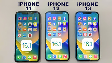 iOS 16.1 iPhone 13 vs 12 vs 11 - Speed Test!