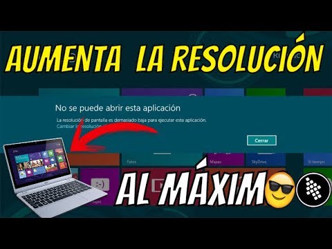 Video: Cómo Aumentar La Resolución De La Pantalla En Una Computadora Portátil