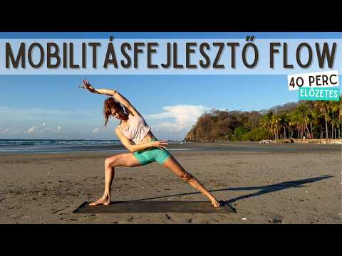 Erősítő + mobilitásfejlesztő flow jóga - 40 perc | Jóga Életmód ELŐZETES