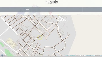 HazMap Web application