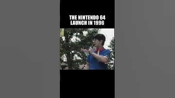 Nintendo 64 Launch in 1996 | #nintendo #90s #1990s #nintendo64  #nostalgia #shorts