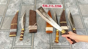 MỘT SỐ MẪU DAO MÈO CỠ LỚN 45CM THÉP NHÍP ĐỎ NGA - VỎ MUN