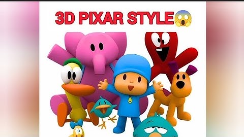 CUTE OVERLOAD! 3D POCOYO-STYLE CHARACTER
