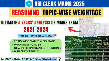 REASONING SBI JA MAINS 4 YEARS