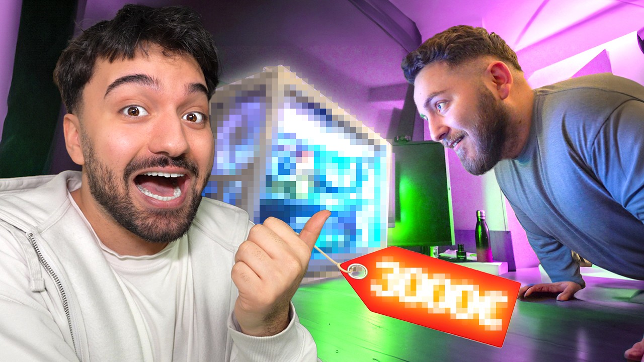 Yllätän veljeni sen unelma tietokoneella!