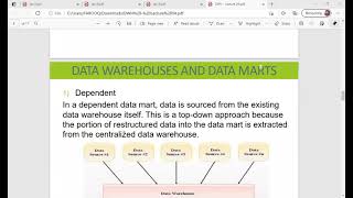 Lecture 4 : Data warehousing and Data Mining Part II