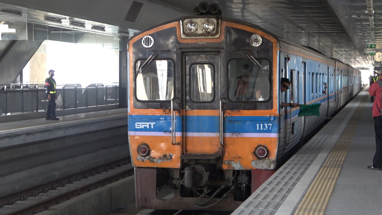 2023/01/19 Thailand Railway: THN + NKF DMUs; Hua Lamphong - Don Muang | タイ国鉄 フアランポーン ～ ドンムアン 【高架線車窓】